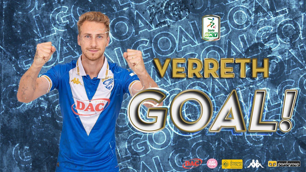 BresciaOfficial's tweet photo. 81’ | GOOOOOL ⚽️

HA SEGNATOOOOOOO VERRETH 🤩🤩🤩🤩

Brescia 🆚 Reggiana | 2-1 
#BresciaReggiana #ForzaBrescia https://t.co/Vp2WHjYRmd