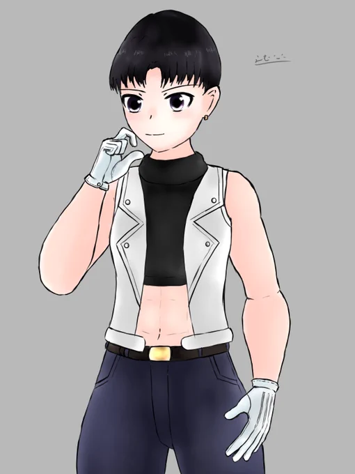 #oc 照れ気味な無魂 