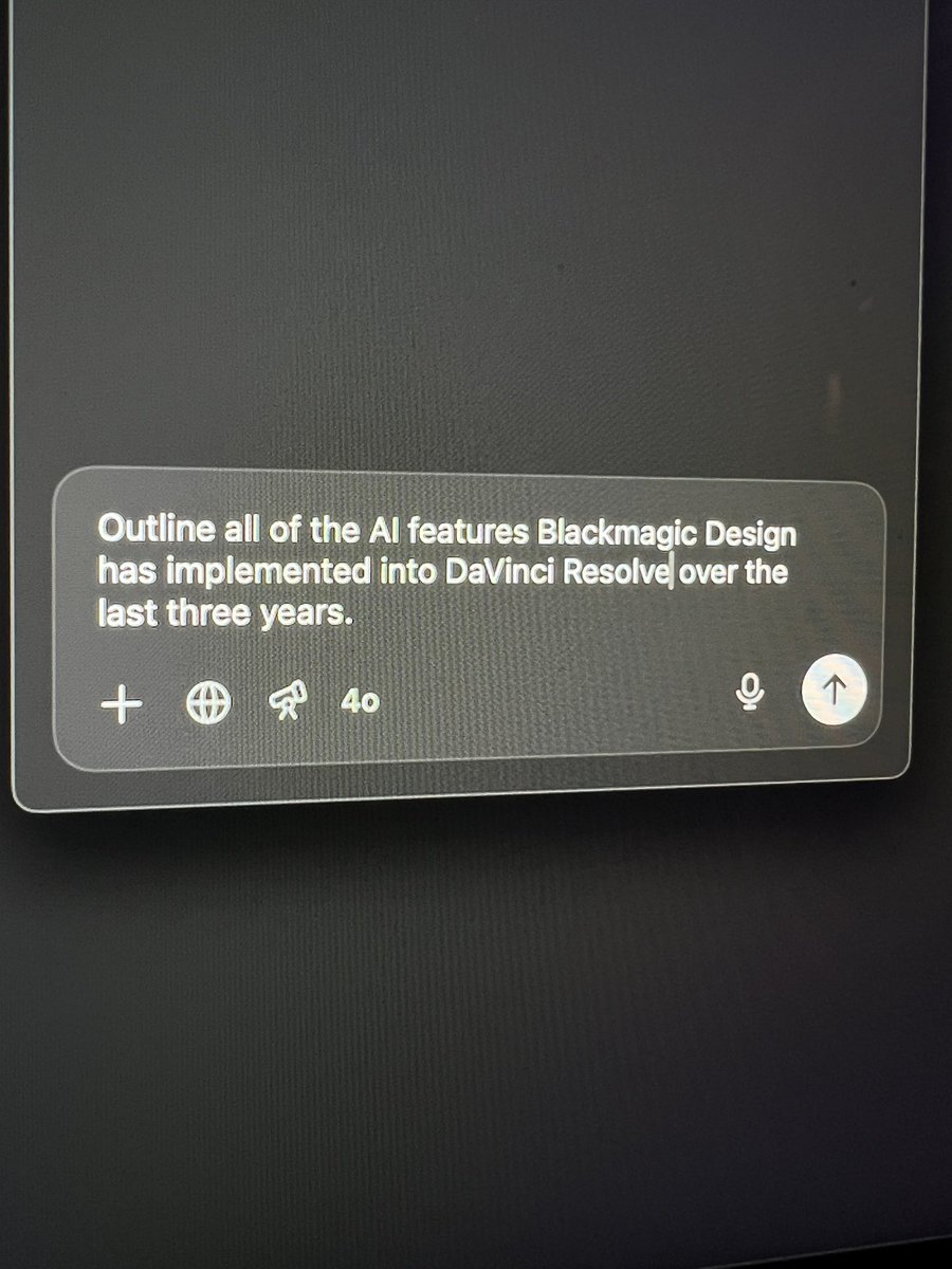 matthewTobrien's tweet image. Researching my next #FinalCutPro video for YouTube… #DaVinciResolve #BlackmagicDesign #ChatGPT