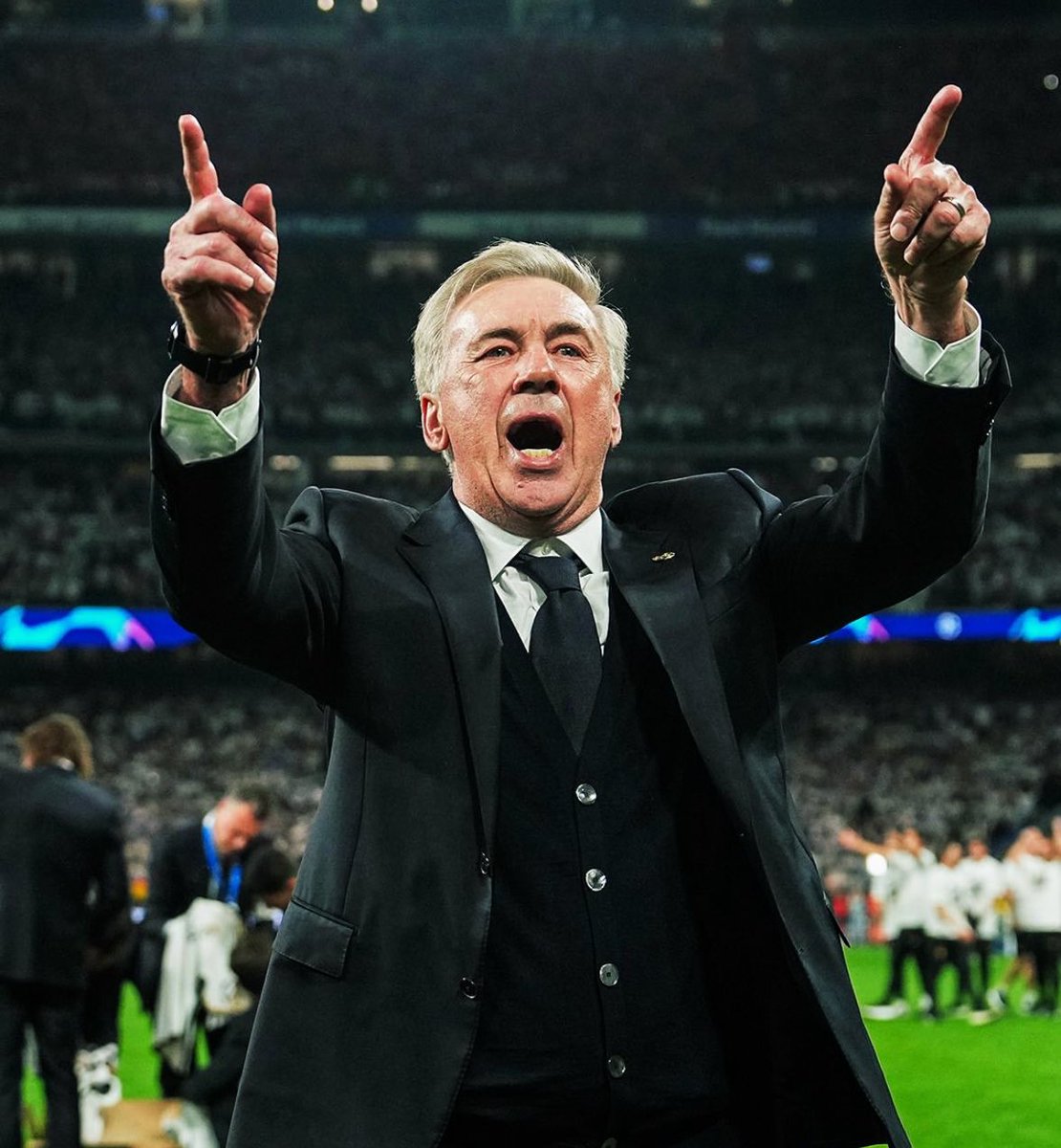 Gracias <a href="/MrAncelotti/">Carlo Ancelotti</a> por haber hecho al <a href="/realmadrid/">Real Madrid C.F.</a> más grande de lo que es! Mucha suerte en la nueva aventura! 🫶🏼