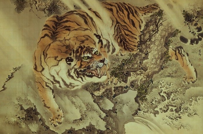 Tiger, by Kishi Ganku, late 18th-early 19th century