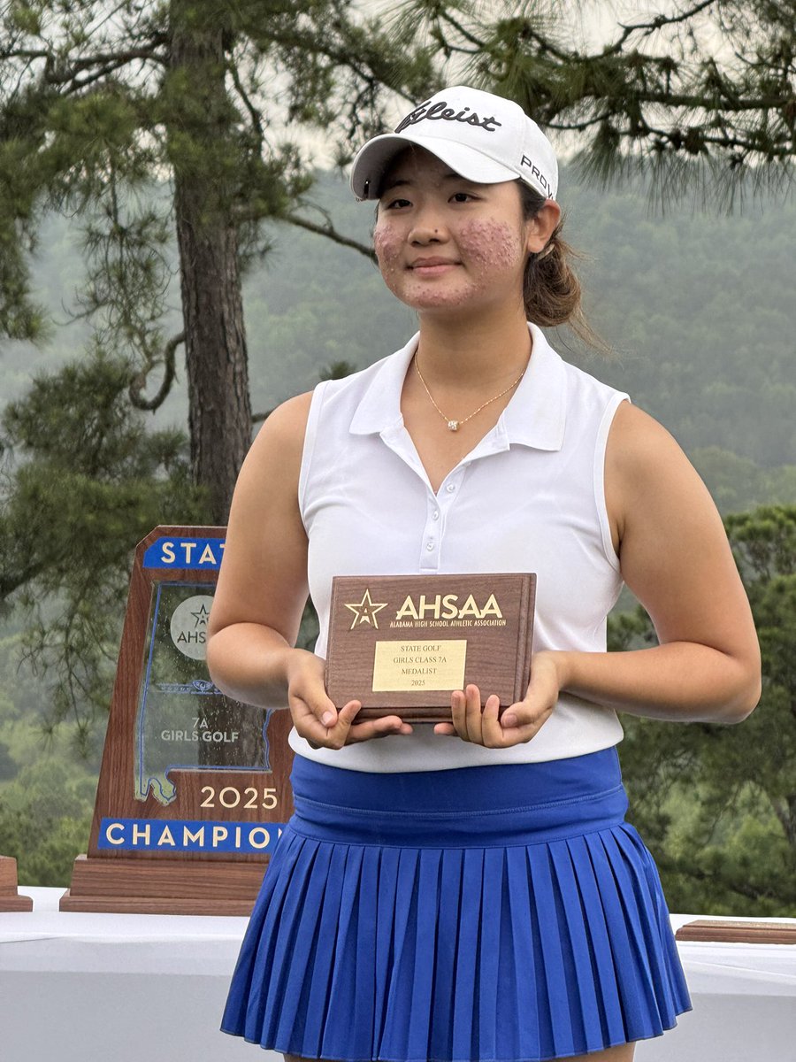 STATE CHAMPIONS 🎉⛳️🏆: The Auburn High School Varsity Girls Golf team has won the 2025 AHSAA Class 7A State Tournament in Birmingham!
•
Entering the day two strokes behind the leader, the Tigers rallied to win by 19 strokes with Kate Ha as the Low Medalist.
•
ACS is proud of