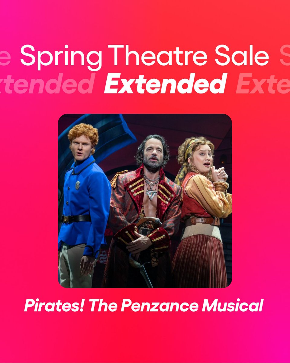 save on tix to the Tony-nominated musical comedy starring Jinkx Monsoon and Ramin Karimloo!

tix start at $62:
go.todaytix.com/PiratesMusical