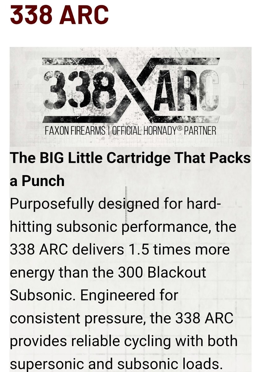 AKballistics's tweet photo. βοΈπ₯β‘οΈ https://t.co/QhgdygGbk7
Faxon has the .338arc in a 12.5" Pistol! It's pretty cool!
Affiliate Link
#AR15 #AR15Deals #338arc
#2AShallNotBeInfringed @Faxon_Firearms https://t.co/Dfud7cxOgl