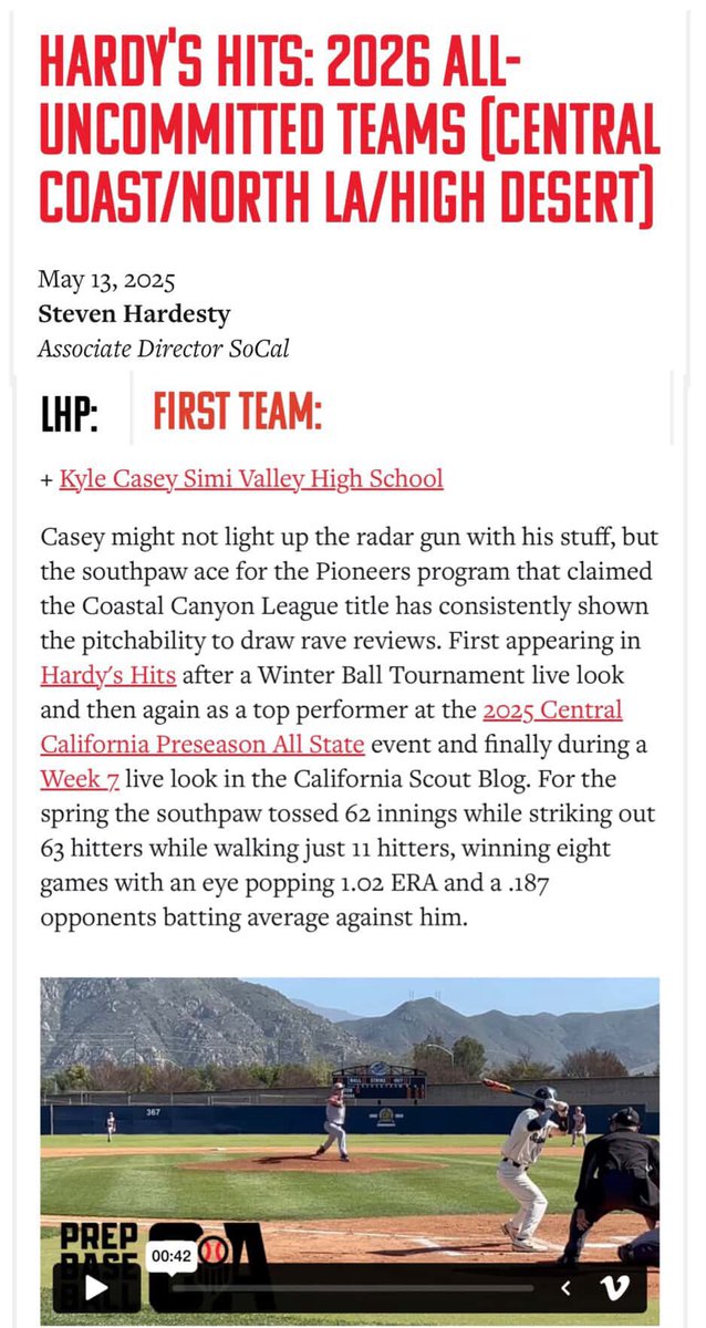 Thank you so much! Grateful for the support! 🙌
<a href="/CoachVerm/">Scott Vermette</a> 
<a href="/Pioneerbaseball/">Pioneer Baseball</a> 
<a href="/hardy03bsbl/">Steven Hardesty</a> 
<a href="/PrepBaseballCA/">PREP BASEBALL CALIFORNIA</a> 
<a href="/teamgabaseball/">Team GA (TGBA)/CANES Seast Atlanta</a>