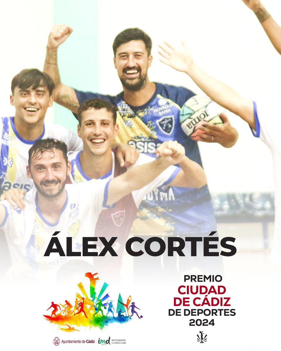 🌟Este jueves, Cádiz te lleva a la historia.

El Premio Ciudad de Cádiz de Deportes 2024 será tu legado eterno en la ciudad que te vio nacer, donde nos enseñaste a sentir el fútbol, fútbol sala y fútbol playa con una pasión y entrega que nunca olvidaremos.

Allí estaremos💛💙