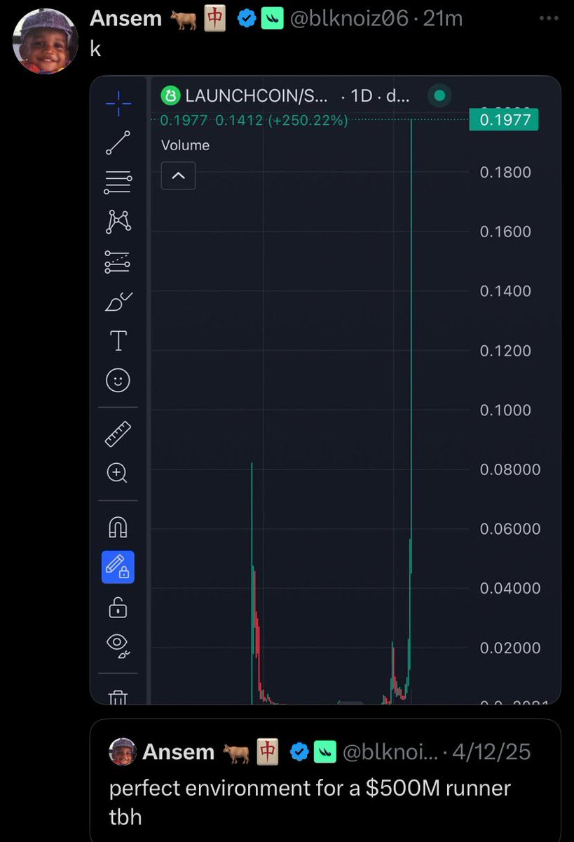 puddles42069's tweet image. the funny thing is that during that week he was shilling $house hard, so the tweet was in reference to house

but go off king 🤣