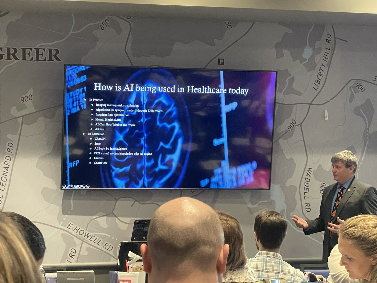 PhdThrift's tweet image. I presented to the faculty &amp;amp; staff of the Mary Black College of Nursing on the topic of AI and Tandem VR. A great experience. Thanks for inviting me and I look forward to further discussions. #informaticsnurse #nursinglife💉💊 #artificialintelligence #tandemvr #uscupstate