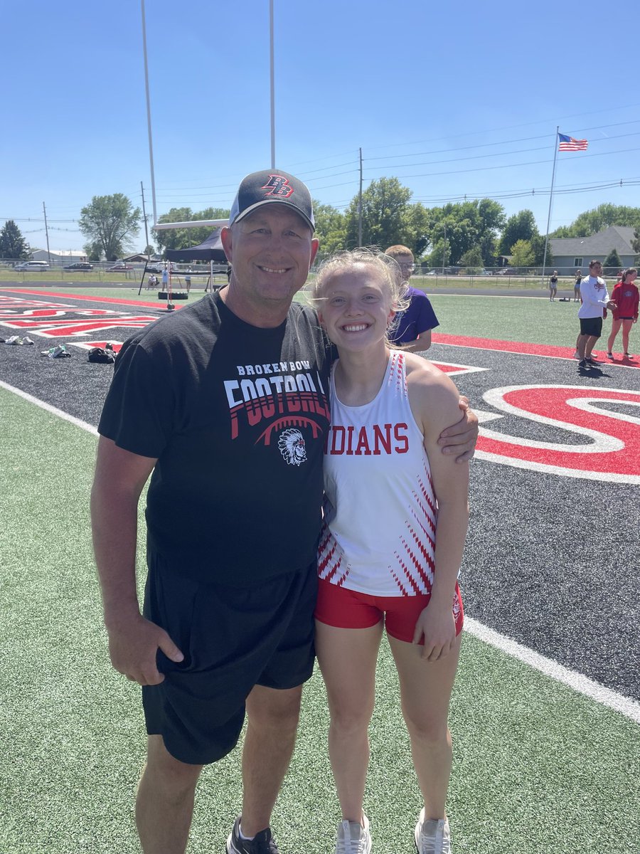 Boom! Janae qualified for State Shot Put!