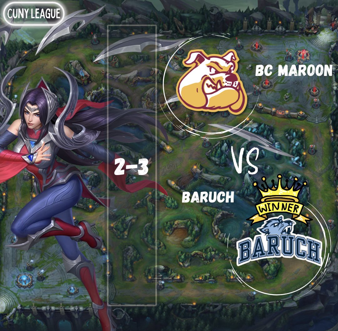 ‼️CUNY LEAGUE FINALS‼️

League:
BC Maroon vs Baruch (2-3)