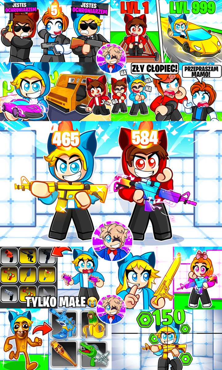 QuincRoblox's tweet image. I really enjoy working with my fellow Polish friend! 🇵🇱🤝
Here’s a glimpse of the work I’ve done for him! 🎨✨
Looking for colorful hand-drawn thumbnails? Hit me up anytime! 😎🖌️
#RobloxArt #thumbnail #YouTubeDesign #GamingArt #thumbmaker