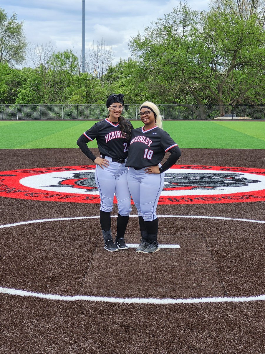 So happy to have our softball seniors get to play on their new home tonight.
