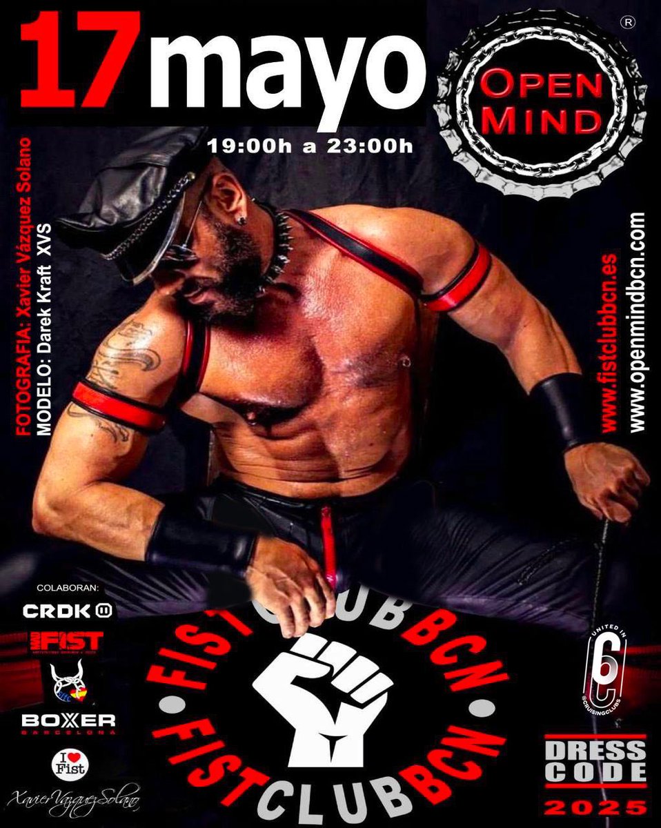 🛑🛑no olvides🛑🛑

Sábado 17 de mayo , de 19 a 23 horas, en <a href="/openmindbcnclub/">openmindbcnclub</a>, no te pierdas la fist que estás  esperando 🌈🌈🌈