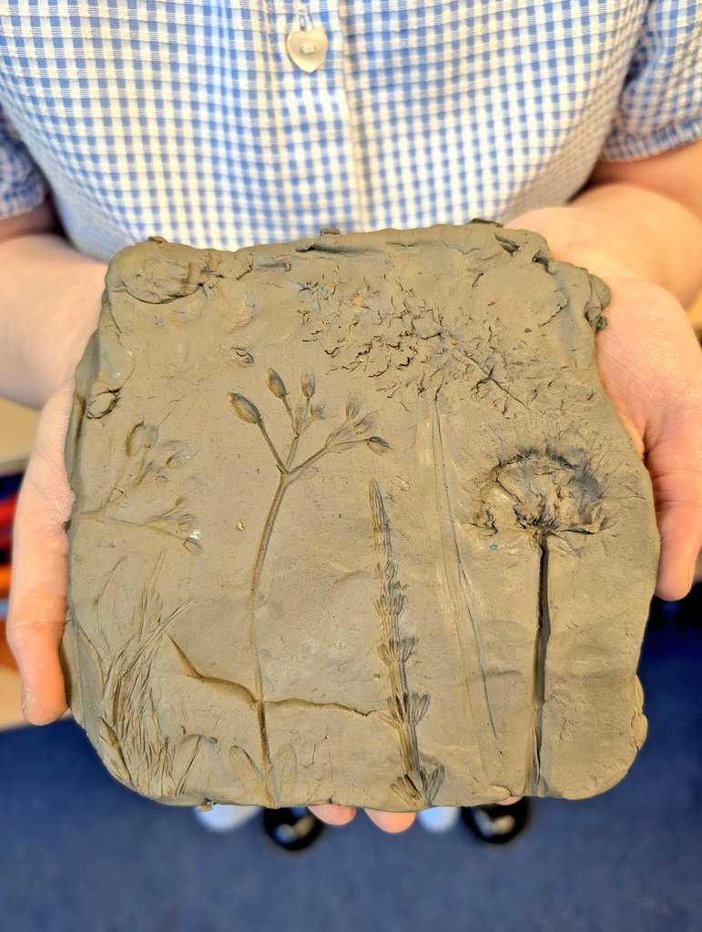 Crawshawboothps's tweet image. We are proud to share these beautiful clay flower tiles our Year 1 children made today inspired by the incredible work of @CHCeramics 🌿🪻#primaryart #clay #ceramics #KS1