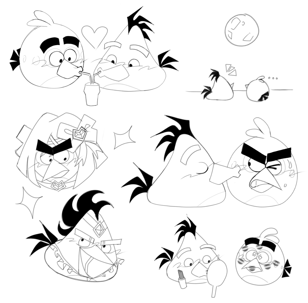 Chxc0_'s tweet photo. chred doodle page :33

#angrybirds #angrybirdsfanart #chred #redxchuck https://t.co/D1c8UqedW0