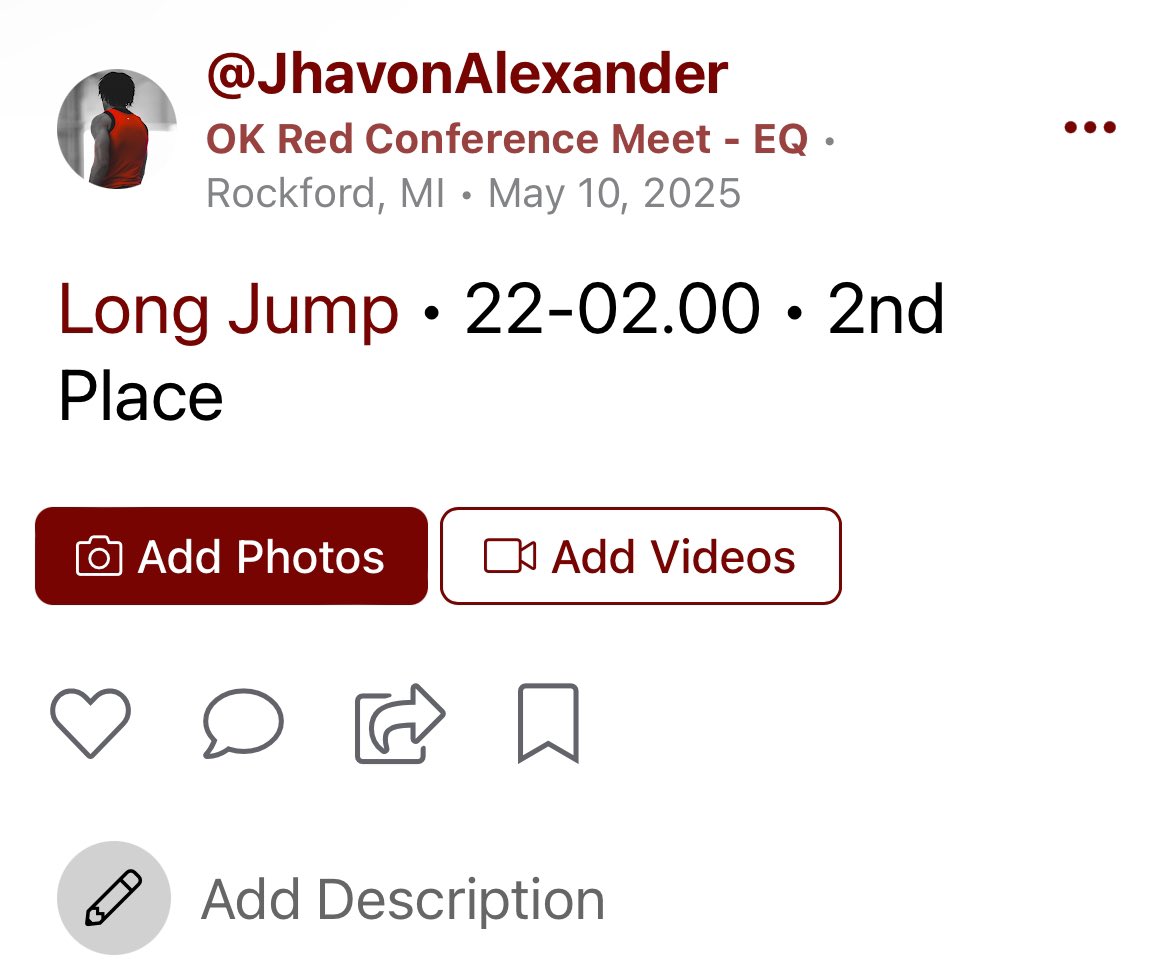 Jhavon Alexander (@jhavonalexande) on Twitter photo Performances from the conference meet, All conference in the 4x4 (49.8), 3rd in 4x1
<a href="/EastKentwoodFB/">East Kentwood FB</a> <a href="/KeithReidJr/">Keith Reid Jr</a> <a href="/NickGrieco32/">Nick Grieco</a> <a href="/coachtspence/">Ty Spencer</a> <a href="/Coach_Gordon20/">Chris Gordon</a> <a href="/AllenTrieu/">Allen Trieu</a> <a href="/PrepRedzone/">Prep Redzone 🏈</a> <a href="/EthanBrenesFB/">Ethan Brenes</a> <a href="/CoachLaca/">Cheyne Lacanaria</a> <a href="/ASmith032/">Alex Smith</a> Performances from the conference meet, All conference in the 4x4 (49.8), 3rd in 4x1
<a href="/EastKentwoodFB/">East Kentwood FB</a> <a href="/KeithReidJr/">Keith Reid Jr</a> <a href="/NickGrieco32/">Nick Grieco</a> <a href="/coachtspence/">Ty Spencer</a> <a href="/Coach_Gordon20/">Chris Gordon</a> <a href="/AllenTrieu/">Allen Trieu</a> <a href="/PrepRedzone/">Prep Redzone 🏈</a> <a href="/EthanBrenesFB/">Ethan Brenes</a> <a href="/CoachLaca/">Cheyne Lacanaria</a> <a href="/ASmith032/">Alex Smith</a>
