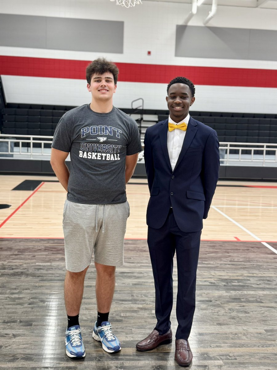 OpelikaHoops's tweet image. Congratulations to these two guys signing to play basketball at the next level. Thank y’all for all that you have done for the Opelika Basketball program!
Eli McNally- Point University
Micah Thomas- Southern Union