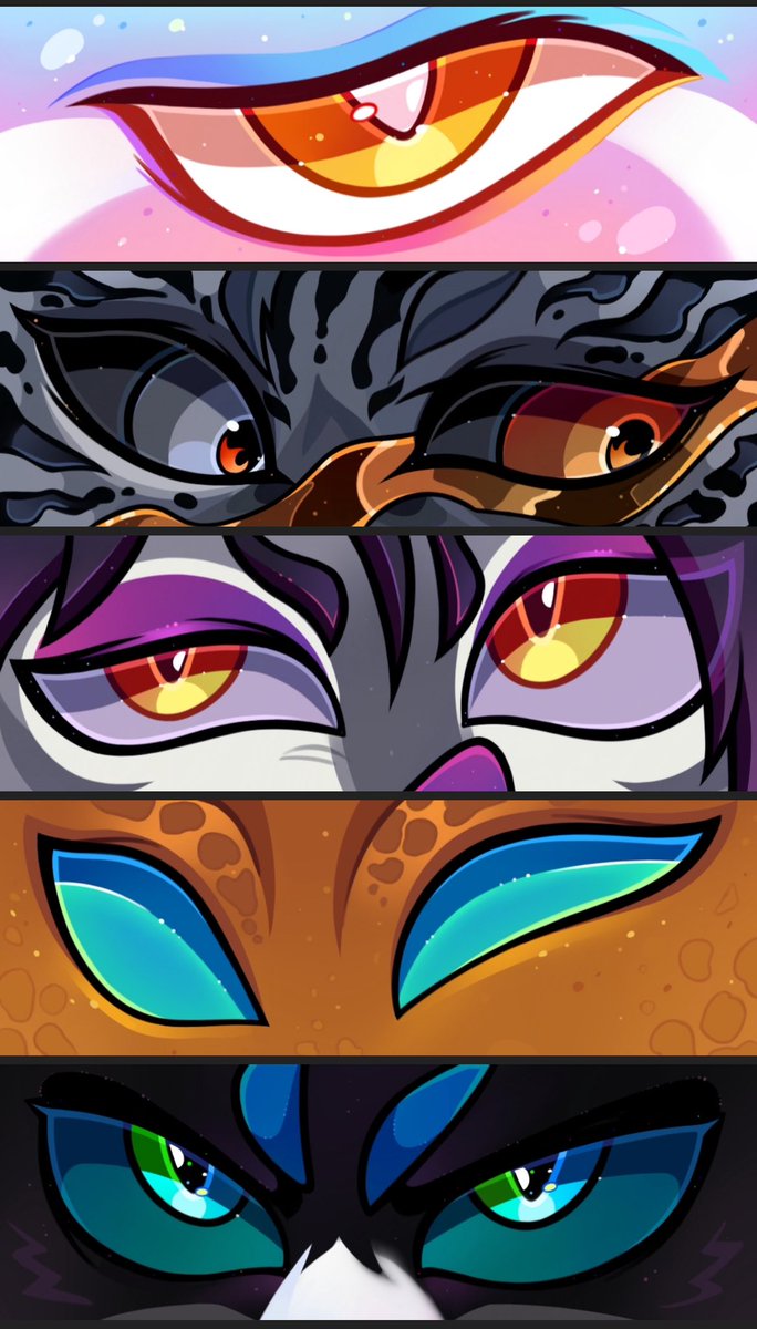 Some eyes covers I finished recently!