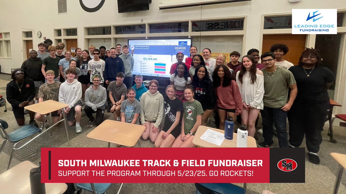 Derek Brown (@lecoach_mke) on Twitter photo South Milwaukee T&F kicked off their 1 hour team fundraiser event tonight with $6K raised. Great job by Head Coaches Hoffman & Druckrey, the coaching staff & the athletes! 👏 Thank you to RocketNation for your generous support of SM T&F! 🙏 <a href="/SoMilwHoops/">South Milwaukee HS Basketball</a>
app.launchfundraising.com/FundraiserHome… South Milwaukee T&F kicked off their 1 hour team fundraiser event tonight with $6K raised. Great job by Head Coaches Hoffman & Druckrey, the coaching staff & the athletes! 👏 Thank you to RocketNation for your generous support of SM T&F! 🙏 <a href="/SoMilwHoops/">South Milwaukee HS Basketball</a>
app.launchfundraising.com/FundraiserHome…