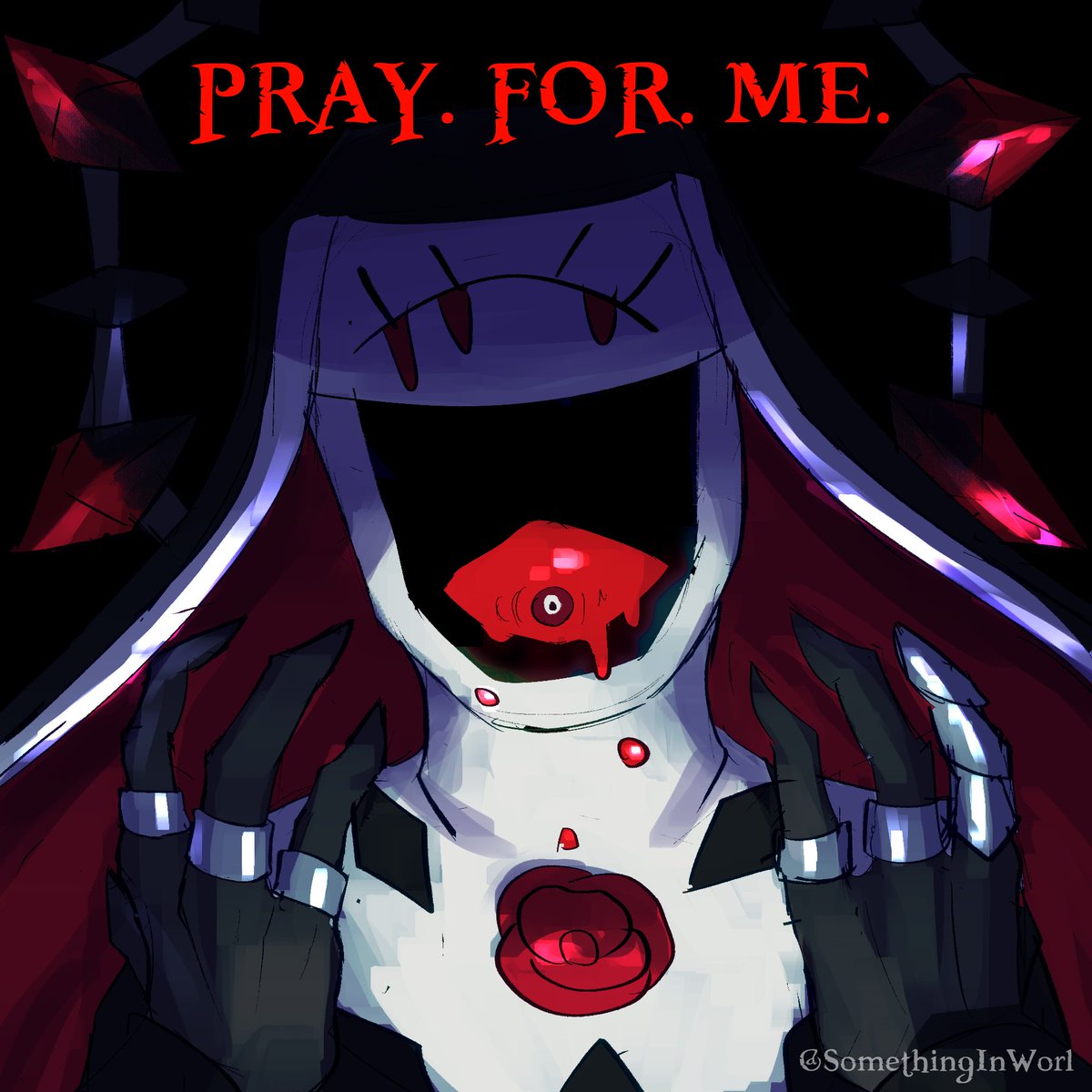 [Kirby gijinka] Self-pitying nun