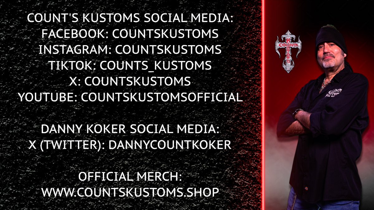 Another reminder to our amazing fans that <a href="/DannyCountKoker/">Danny Count Koker</a> is only here on X. Many fake profiles exist with his name. Here are some tips to help you catch fake profiles. Don't fall for their scams! Count’s Kustoms and Danny Koker will NEVER contact you for money online. Stay safe