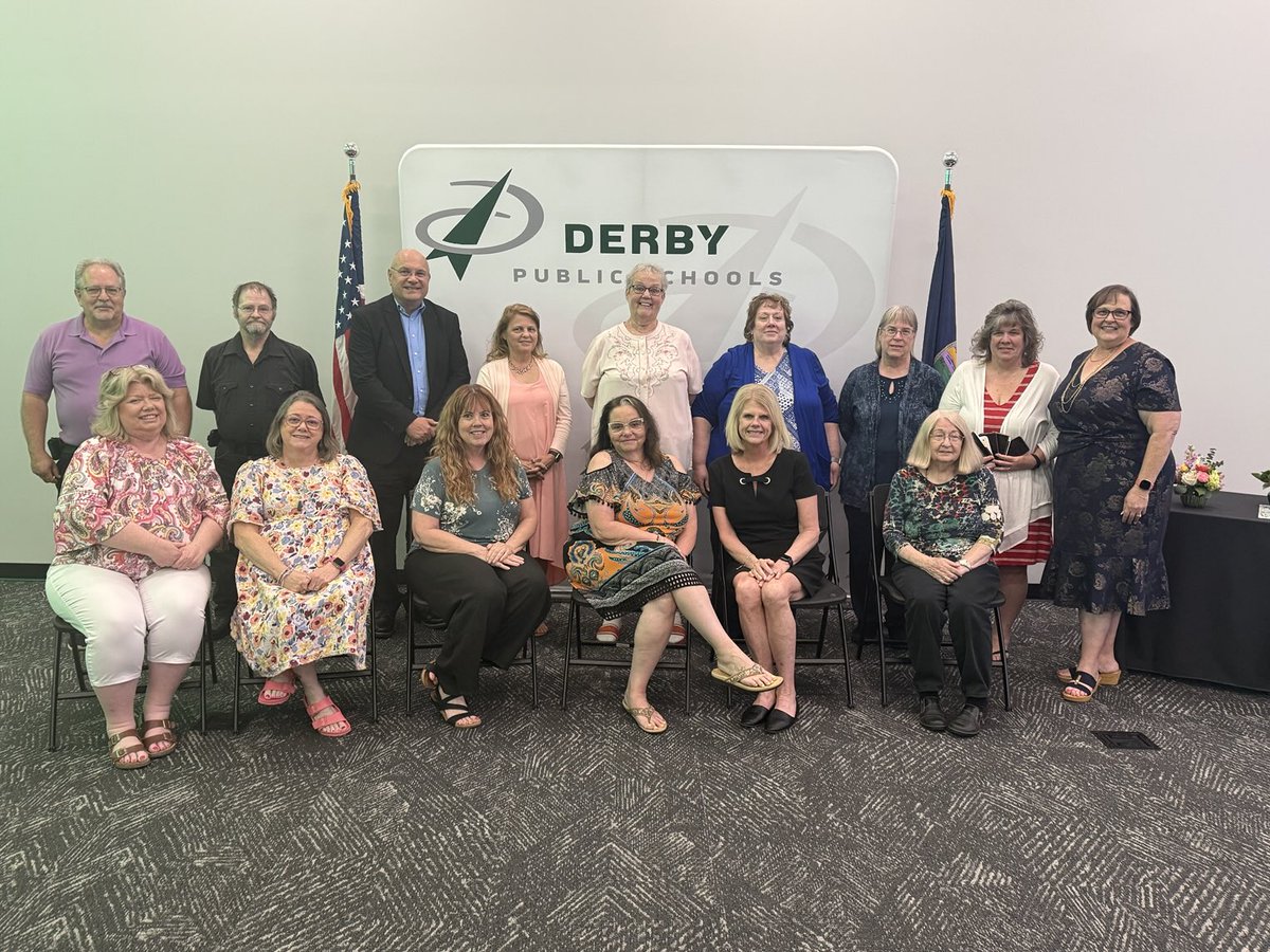 Heather Bohaty (@derbysupt) on Twitter photo Tonight <a href="/DerbySchoolsKS/">Derby Public Schools</a> we recognized our retirees and celebrated their careers and impacts made…Congratulations!
#BetheWhy #DerbyProud Tonight <a href="/DerbySchoolsKS/">Derby Public Schools</a> we recognized our retirees and celebrated their careers and impacts made…Congratulations!
#BetheWhy #DerbyProud