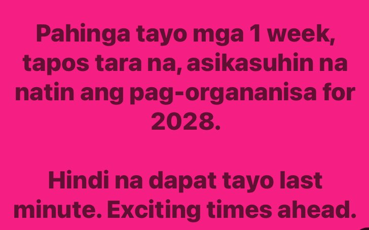 Tara, maghanda na tayo para sa pagbabago!
