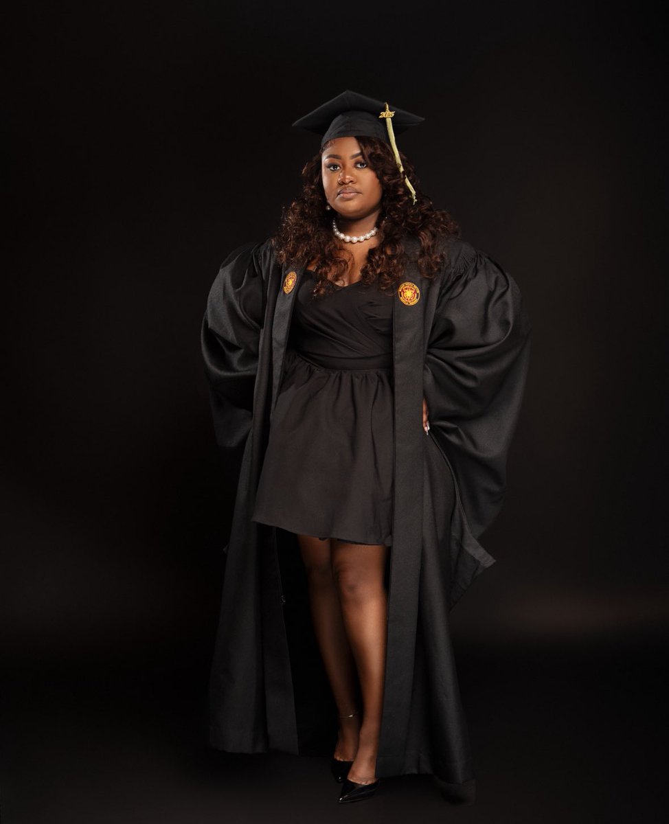AyannaHorn2's tweet image. What once felt distant, now rests in my hands. I did it for the little girl who dreamed big. I carried her here with grace. Masters in Health Sciences fulfilled. For her. For me. Thank you God!! 🩺 Dr. Horn loadinggg….. #meharrymade