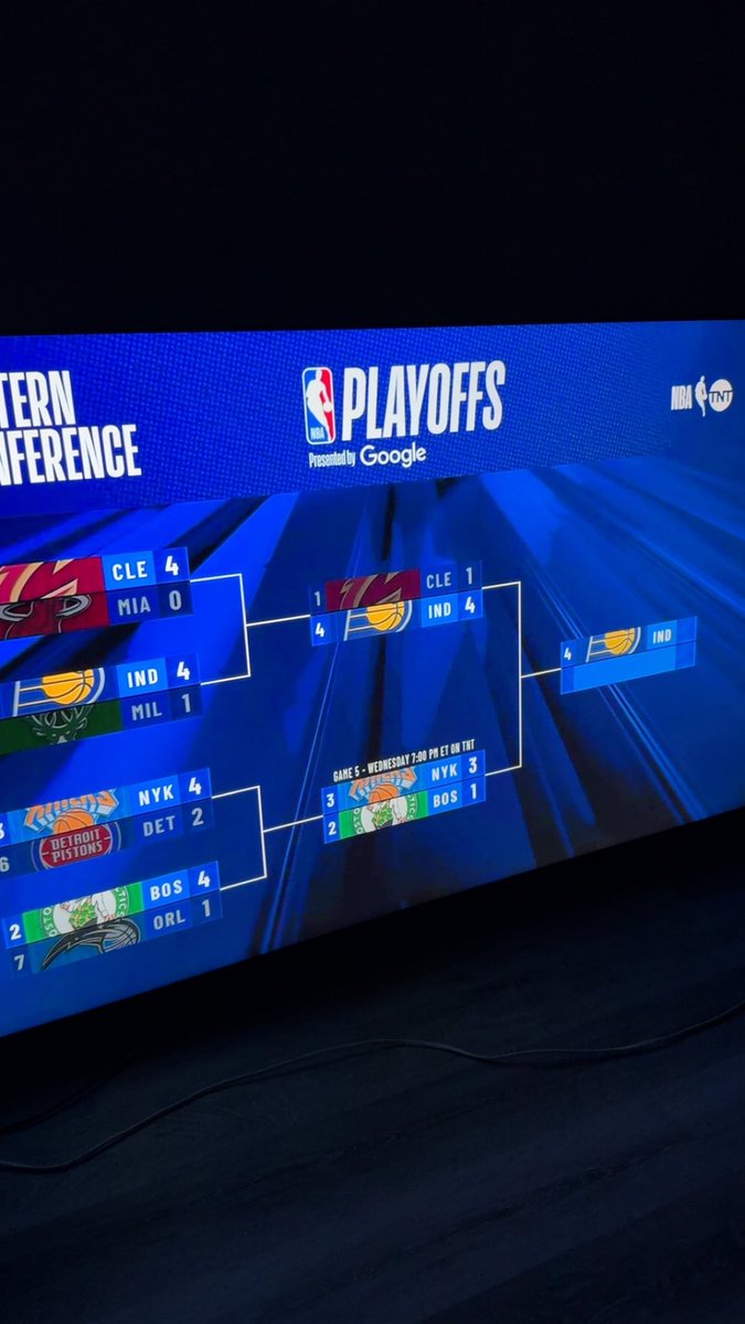 ThatIndyKid's tweet photo. #YesCers !!!! Off to the East Fjnals we go! Go pacers! https://t.co/XI2dY4PCK6