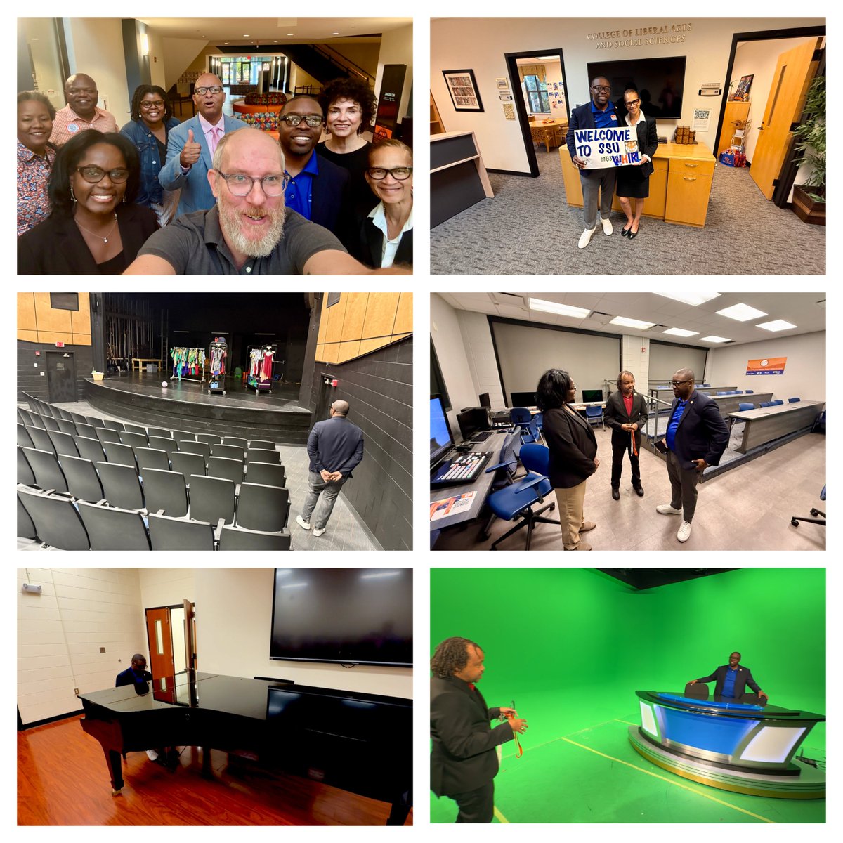 President Whirl brought The Uproar to The College of Liberal Arts and Social Sciences today. He has been visiting units all over campus seeing first hand the facilities and learning more about the operations in each building.

Today it was CLASS' academic buildings: Social
