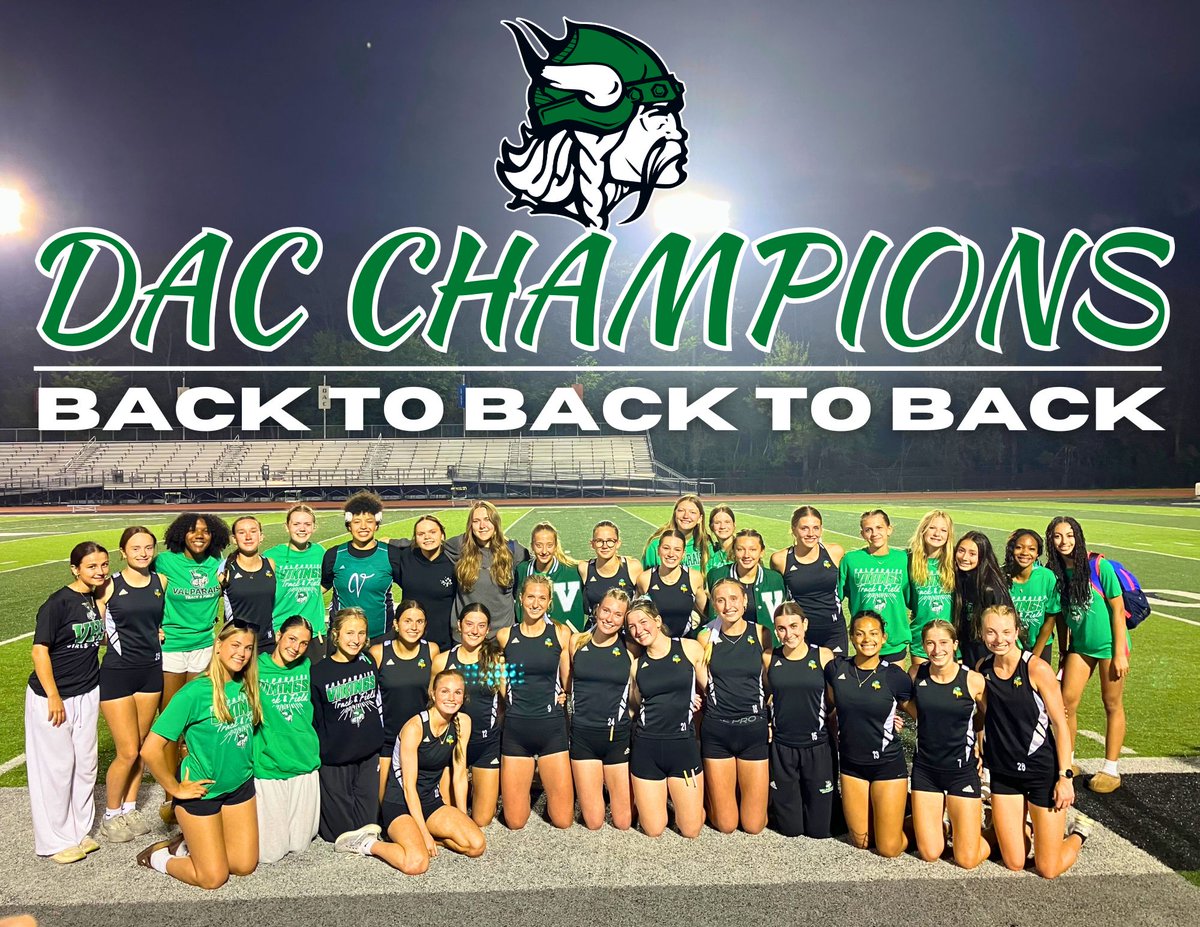 CONGRATULATIONS VHS GIRLS TRACK &amp; FIELD‼️🟢⚪️ DAC Champs 🏆