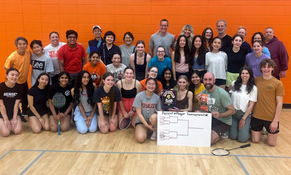 The 2025 Parent Player Tournament was  tonight and it…was…AWESOME. Congrats to Teagan and her dad on winning the tourney and a hat tip to Teagan’s dad for also securing the first ever “Mr. Polson Award” for best trash talker. We just ADORE this great group of happy people. 🥰🏸