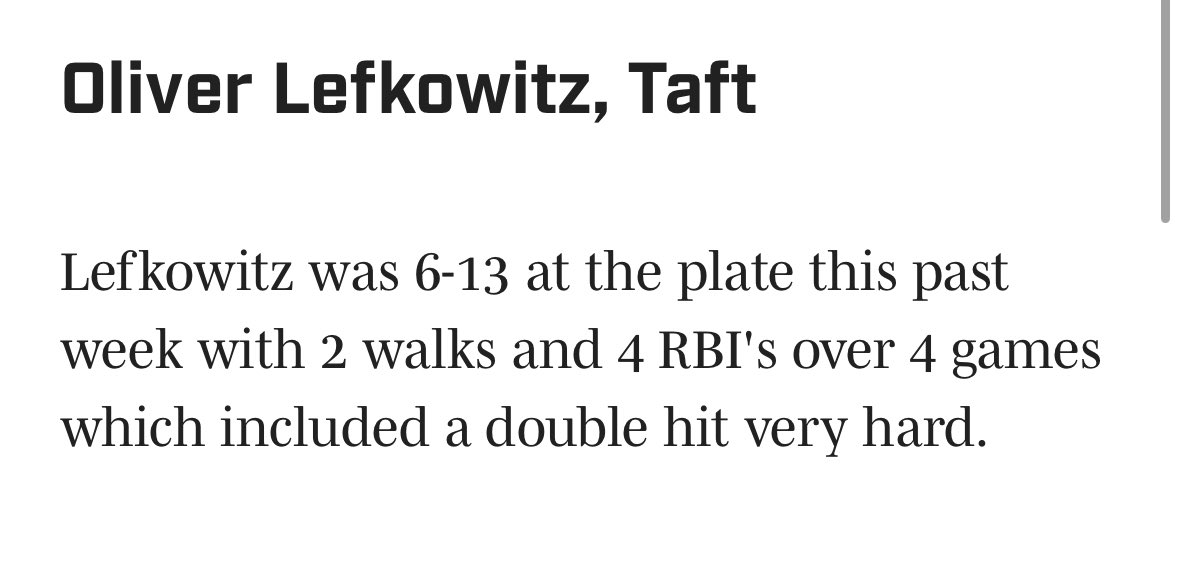 Oliver Lefkowitz (@olefkowitz17) on Twitter photo Thank you <a href="/SInow/">Sports Illustrated</a> for the write up! Pumped for the last few games of the season! Thank you <a href="/SInow/">Sports Illustrated</a> for the write up! Pumped for the last few games of the season!