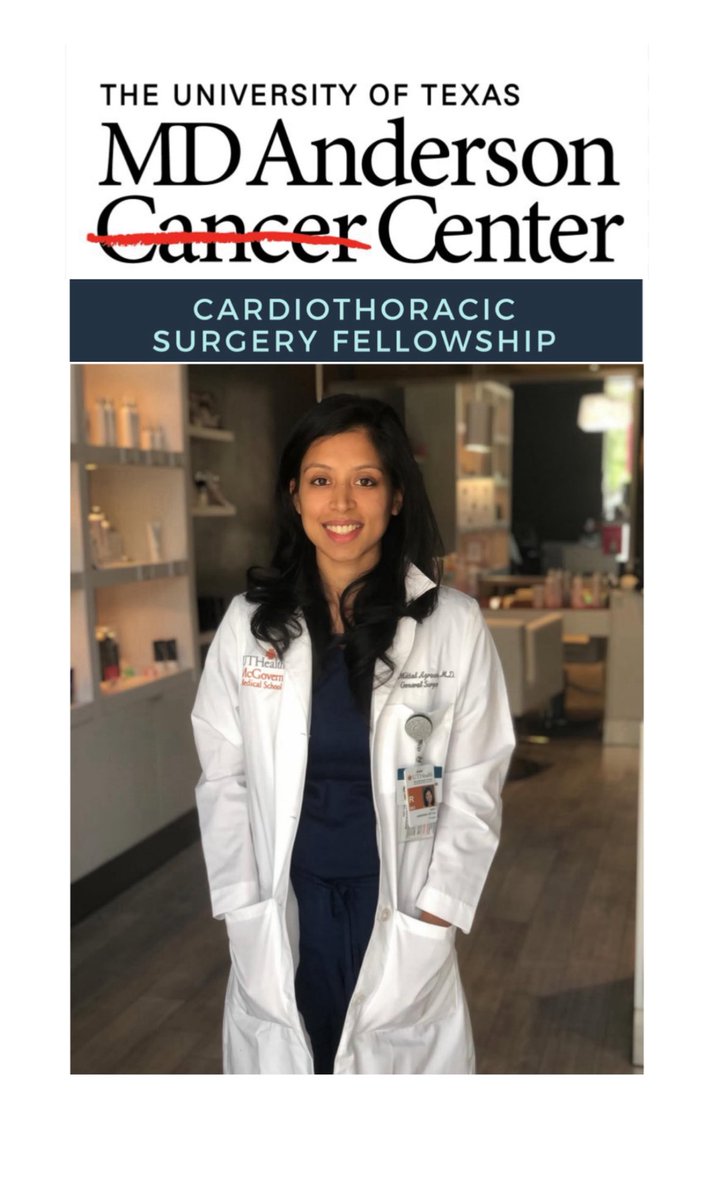 I am incredibly honored and humbled to share that I matched into Cardiac Surgery Fellowship at UT-MD Anderson, — a dream that’s been years in the making. This moment is the culmination of years of hard work, sacrifice, and relentless pursuit—but it is not mine alone .

First and