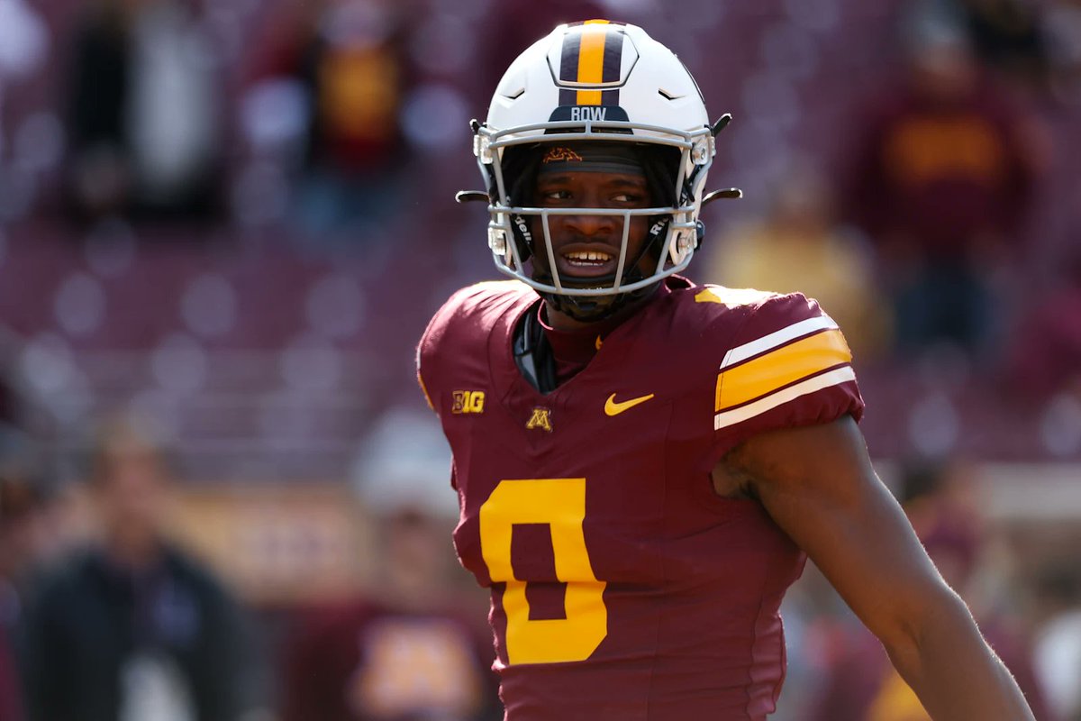 MinnesotaOn3's tweet photo. We continue our spring roster reset series with the wide receivers, where the #Gohpers will have to replace a ton of production lost with Daniel Jackson and Elijah Spencer gone. 

STORY ➡️https://t.co/8qXpmZ0mEh https://t.co/qbH3VrqHOk