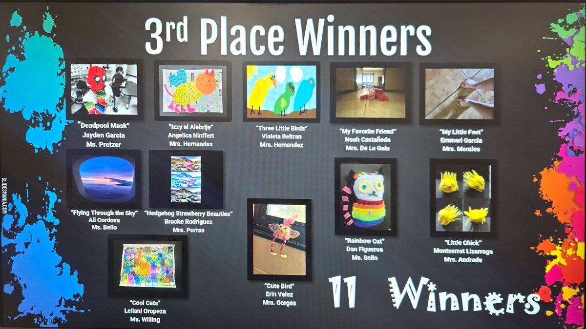 Maggie Romo (@mromod_art) on Twitter photo This past weekend we had our District ART Show! With a total of 39 Winners & 4 Rosette Ribbons (top 100) Some people dream of meeting their favorite artists, but I get to teach mine! These are a few of the winners <a href="/Escontrias_SA/">Irma Ojeda</a> <a href="/LAlvarez_EES/">Lorena Alvarez</a> <a href="/SISD_FineArts/">SISD Fine Arts</a> <a href="/AThomas_EES/">Anne Thomas, NBCT, M.Ed.</a> This past weekend we had our District ART Show! With a total of 39 Winners & 4 Rosette Ribbons (top 100) Some people dream of meeting their favorite artists, but I get to teach mine! These are a few of the winners <a href="/Escontrias_SA/">Irma Ojeda</a> <a href="/LAlvarez_EES/">Lorena Alvarez</a> <a href="/SISD_FineArts/">SISD Fine Arts</a> <a href="/AThomas_EES/">Anne Thomas, NBCT, M.Ed.</a>