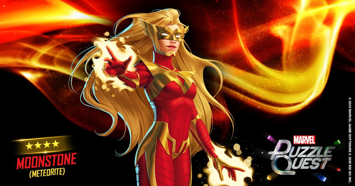 💥 Dr. Karla Sofen returns to MARVEL Puzzle Quest as one of the founding Thunderbolts! Watch out for the volatile 4-Star Moonstone, AKA Meteorite, when she arrives later this week! 💥

mpq.social/meteorite