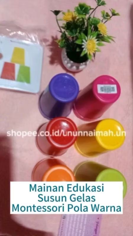 Mainan Edukasi Gelas Susun ya Bunda, anak bermain sambil belajar sesuai pola di kartu yang tersedia 😘

Ayo, lihat videoku di Shopee Video!  id.shp.ee/nyukcli?smtt=0…