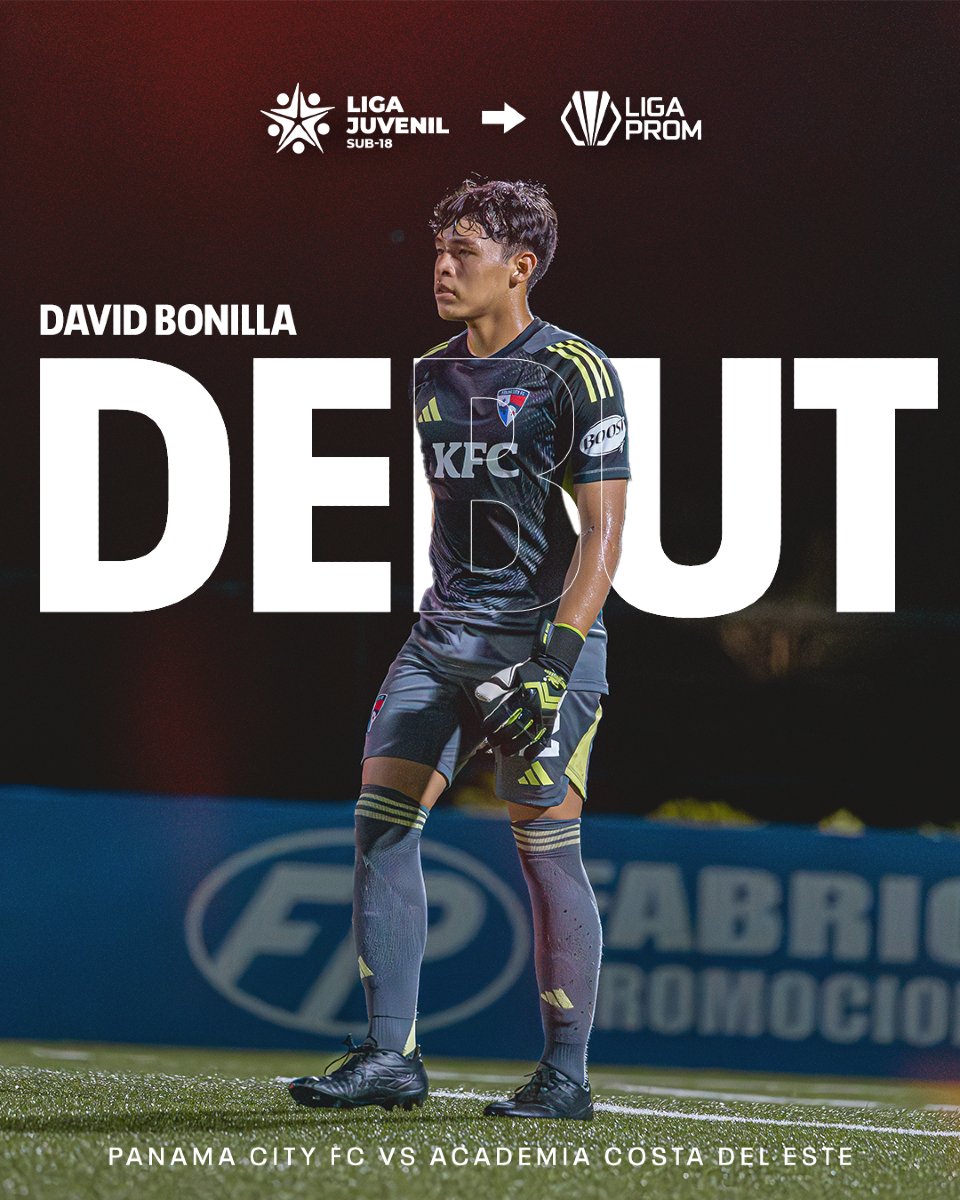 panamacityfc_'s tweet image. 🚨 Debut Alert | @liga_prom
David Bonilla debutó como titular en la jornada 16 ante Academia Costa del Este.
Nuestro portero de la Juvenil se lució en su primer partido con la PROM… ¡atajando un penal incluido! 🧤🔴
#VamosCity