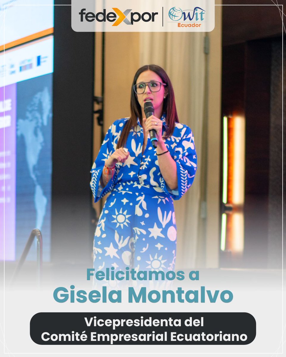 🇪🇨✨ ¡Felicitamos a Gisela Montalvo por su designación como Vicepresidenta del <a href="/CeEcuatoriano/">Comité Empresarial Ecuatoriano</a>! Su liderazgo en CITEC  impulsa la innovación, el crecimiento empresarial y la representación femenina en espacios de alto nivel. 🚀 #LiderazgoEmpresarial #MujeresQueInspiran