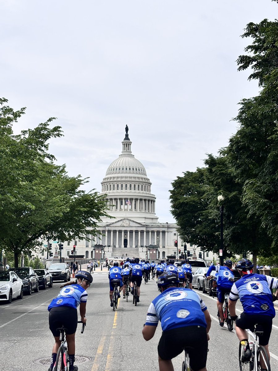 Honored to complete another Police Unity Tour. We ride for those who died. Over 24,000 reasons this ride and cause is worth it. #policeunitytour