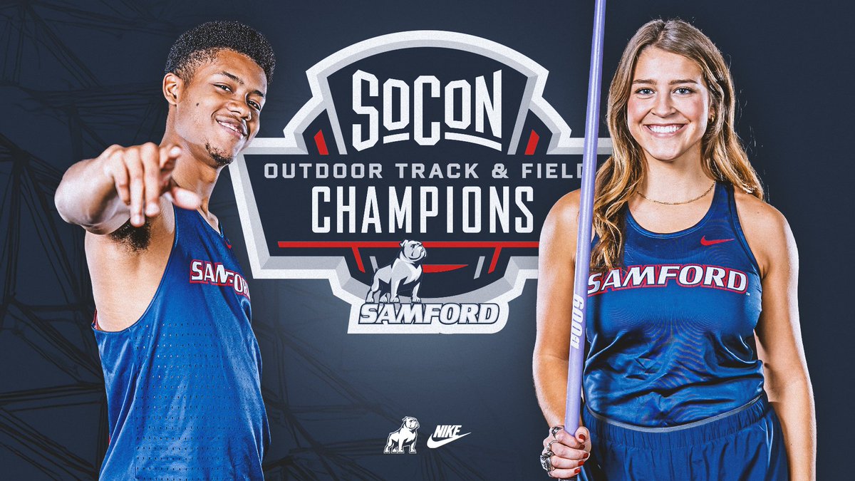 SamfordXC_TF's tweet image. Bulldogs sweep the Men's and Women's @SoConSports Outdoor Championship for the 5th-straight season‼️
#AllForSAMford