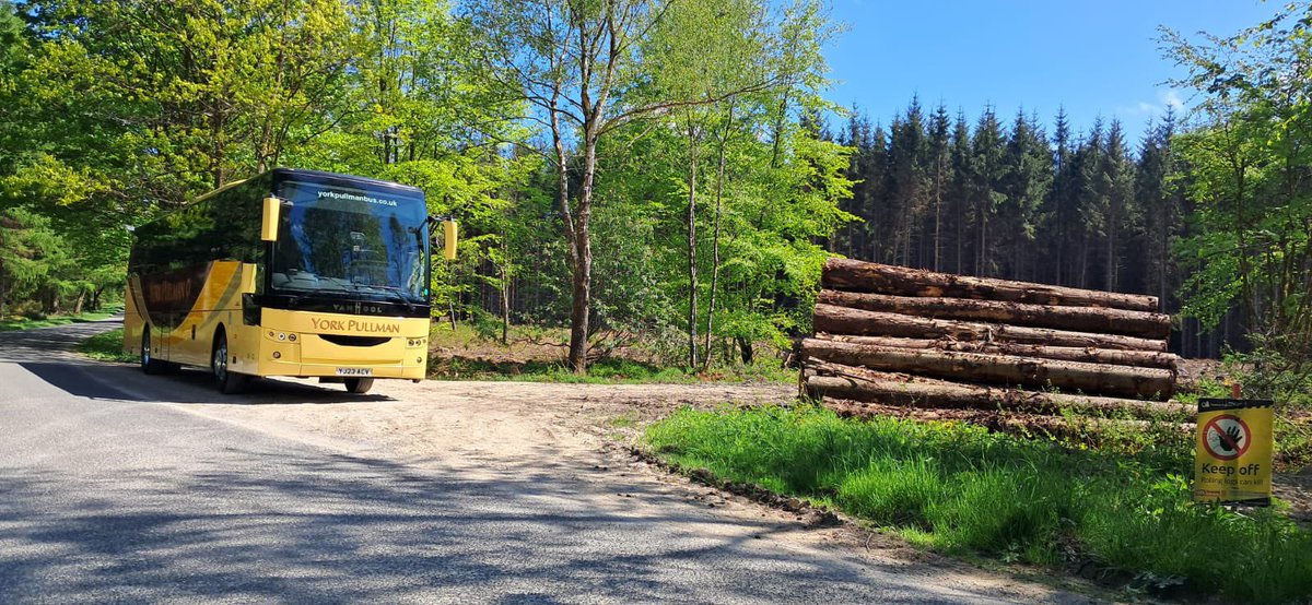 🌳 Our driver Erwin had a private hire to Dalby Forest in the beautiful spring sunshine. ☀️ 

If you need coach hire this summer, then look no further than York Pullman.

Contact our friendly sales team for a quote👇
yorkpullmanbus.co.uk/contact-us/