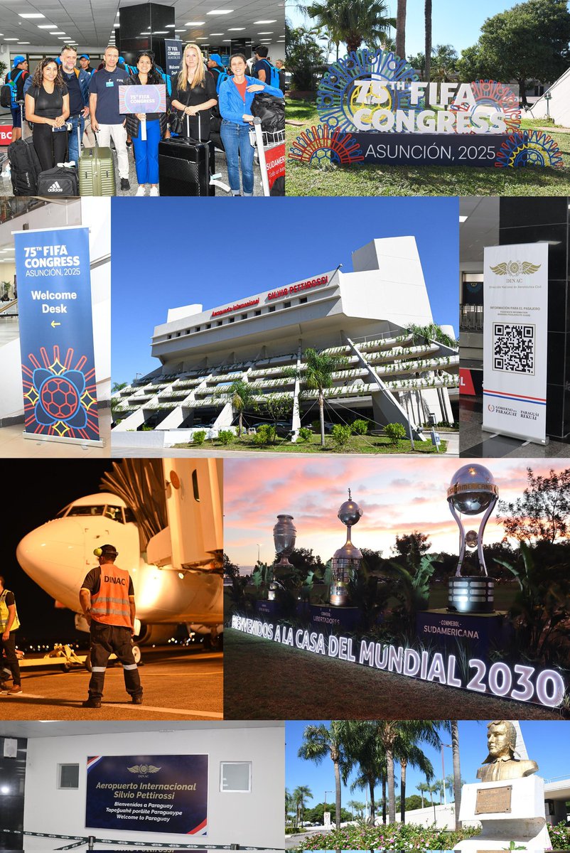 dinacpy's tweet image. Todo está listo para el 75.º Congreso de la FIFA⚽️
El equipo de DINAC ha trabajado incansablemente para garantizar que nuestras infraestructuras reciban a los miles de visitantes con la máxima eficiencia y la calidez que nos caracteriza🇵🇾

#Paraguay #CongresoFIFA #Dinacpy