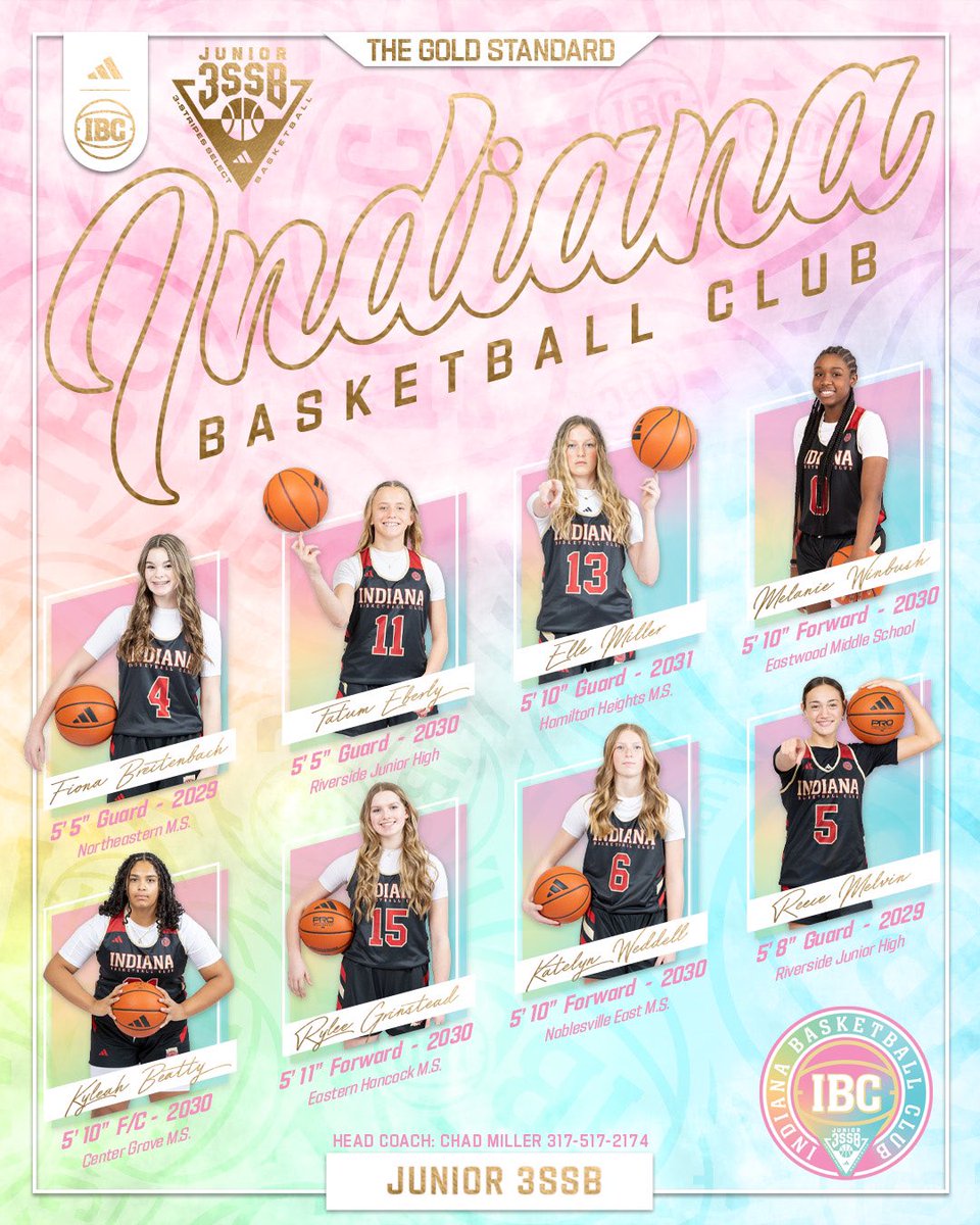 Indiana Basketball Club Jr 3SSB 14U Miller (@ibc14umiller) on Twitter photo Come check us out this weekend playing up in 15U at The Classic <a href="/SelectEventsBB/">Select Events Basketball</a> in Louisville,KY.
<a href="/ElleMiller2031/">Elle Miller</a>
<a href="/tatum_eberly_11/">Tatum Eberly</a>
<a href="/FiBreitenbach29/">Fiona Breitenbach</a>
<a href="/RyleeGrinstead/">Rylee Grinstead</a>
<a href="/BeattyKyleah21/">Kyleah Beatty</a>
<a href="/katelynweddell/">Katelyn Weddell</a>
<a href="/Chadmiller24/">Chad Miller</a>
<a href="/matteberly11/">mebs11</a> Come check us out this weekend playing up in 15U at The Classic <a href="/SelectEventsBB/">Select Events Basketball</a> in Louisville,KY.
<a href="/ElleMiller2031/">Elle Miller</a>
<a href="/tatum_eberly_11/">Tatum Eberly</a>
<a href="/FiBreitenbach29/">Fiona Breitenbach</a>
<a href="/RyleeGrinstead/">Rylee Grinstead</a>
<a href="/BeattyKyleah21/">Kyleah Beatty</a>
<a href="/katelynweddell/">Katelyn Weddell</a>
<a href="/Chadmiller24/">Chad Miller</a>
<a href="/matteberly11/">mebs11</a>