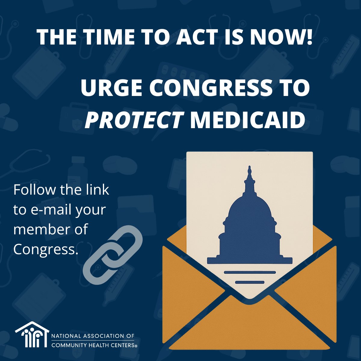 The House Energy &amp; Commerce reconciliation bill threatens Medicaid coverage for millions of Community Health Center patients. While CHC leaders are on the Hill, we need your voice back home.
Follow the link to urge Congress to protect Medicaid: bit.ly/Protect-Medica…
#ValueCHCs