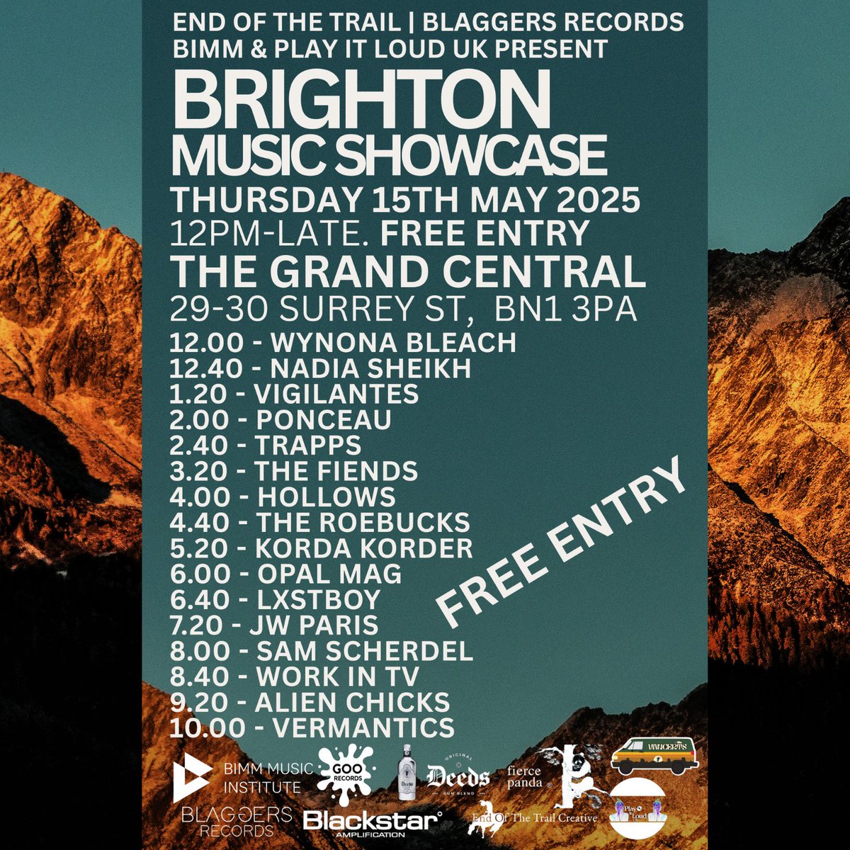 Nadia Sheikh (@nadiasheikh_) on Twitter photo Brighton! See you in two days at <a href="/GrandCentralBN1/">Grand Central Brighton</a> ✨
Stage time 12.40pm - Free Entry - no festival or conference pass required.
Much love to <a href="/endof_thetrail/">End Of The Trail Creative</a> for inviting us down...mad lineup!
See you there 🖤 Brighton! See you in two days at <a href="/GrandCentralBN1/">Grand Central Brighton</a> ✨
Stage time 12.40pm - Free Entry - no festival or conference pass required.
Much love to <a href="/endof_thetrail/">End Of The Trail Creative</a> for inviting us down...mad lineup!
See you there 🖤