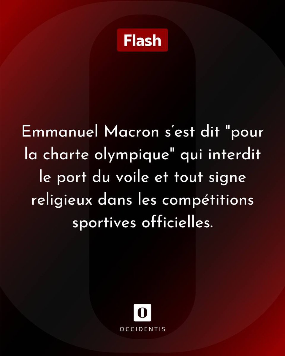 JulienOdoul's tweet image. Alors @bayrou et @MarieBarsacq : c'est bon maintenant ? On peut avancer et interdire le #voile dans le #sport ? On peut expulser l’islam politique du sport français ? Arrêtez de gagner du temps et mettez le texte du Sénat à l’ordre du jour ! 

#Macron20h10
#SportSansVoile