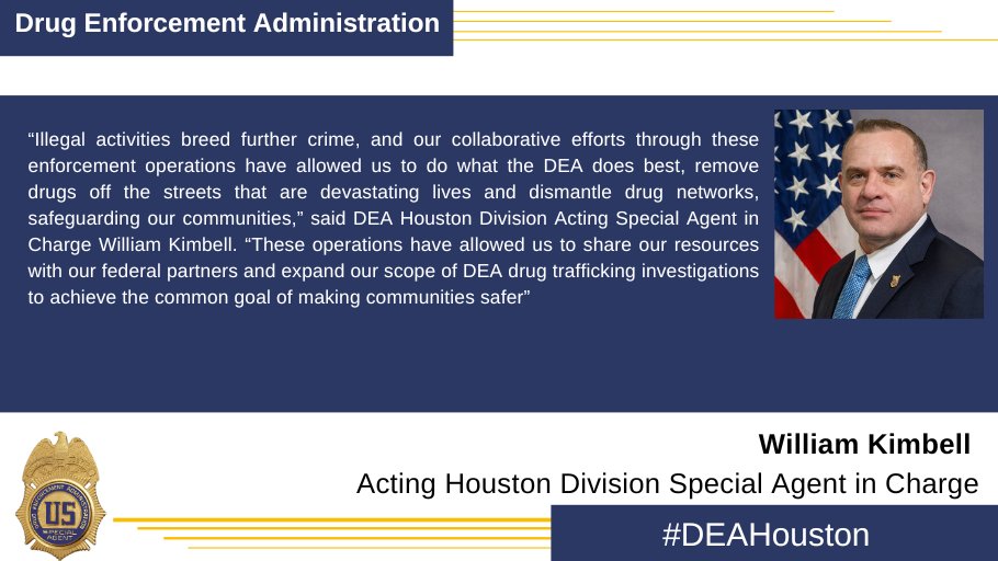 DEAHOUSTONDiv's tweet photo. This past week, we've assisted our partners at HSI with their arrest of 422 illegal aliens, including 296 criminal aliens during a seven-day operation. #deahoustondivision #collabrations https://t.co/PPnwgcrtDD