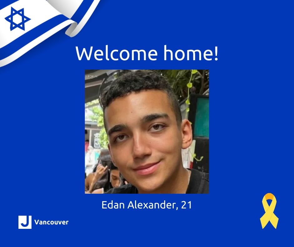 💙🤍Welcome Home, Edan.🤍💙

After 584 agonizing days, Edan Alexander is finally home.

We hold space for all those still waiting to return. And we hold each other close as a community, bound by love and purpose. 🇮🇱 Am Yisrael Chai. 🇮🇱

#NeverForgotten #JewishUnity #BringThemHome